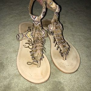 Beaded sandals